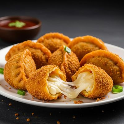 Paneer Kurkure Cheese Momos